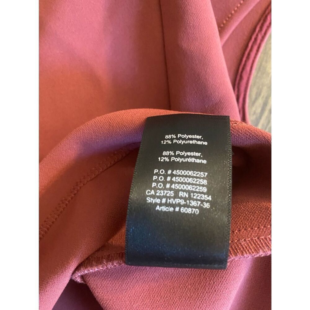 Babaton Sleeveless Mock Neck Tank Top in Dusty Maroon - Picture 5 of 5